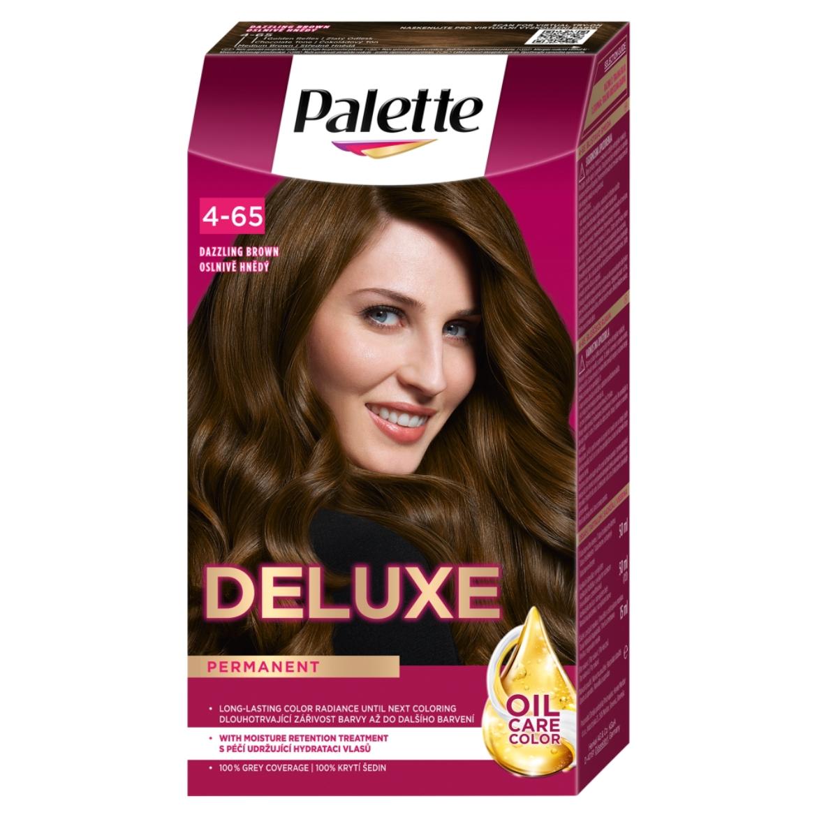 Palette Deluxe 4-65 középbarna intenzív krémhajfesték (760)