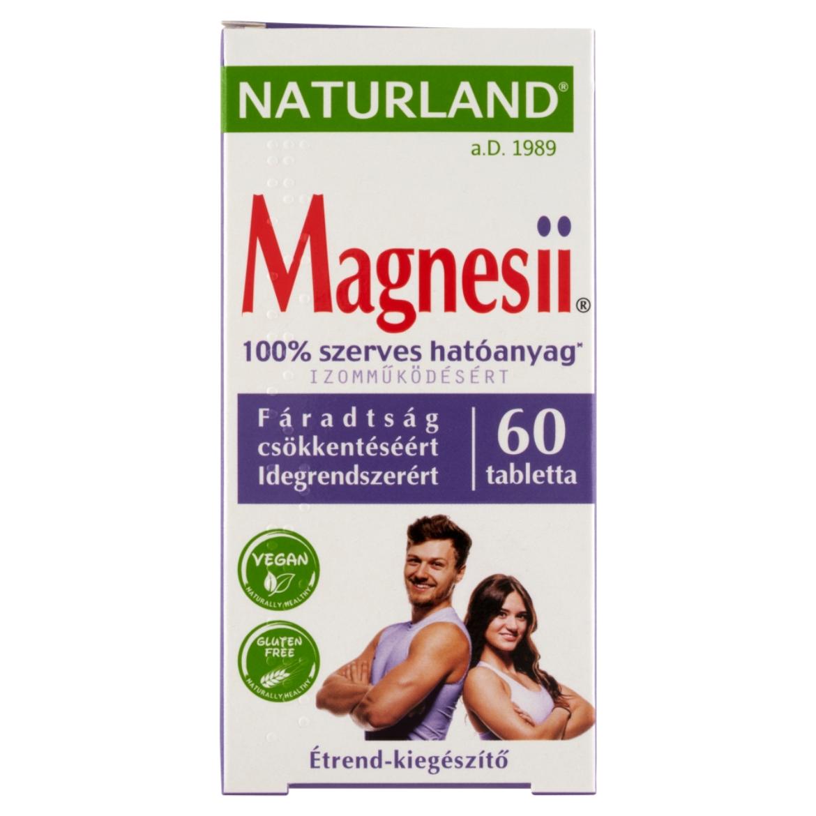 Naturland Vitalstar magnézium étrend-kiegészítő tabletta 60 db 47,7 g