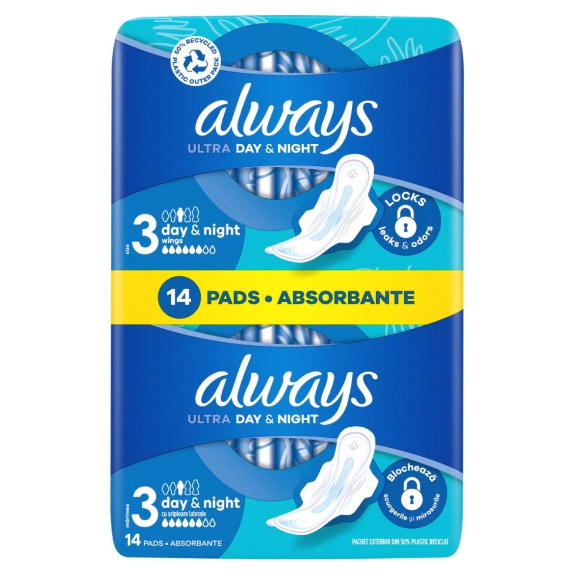 Always Ultra Day & Night (S3) Szárnyas Egészségügyi Betét