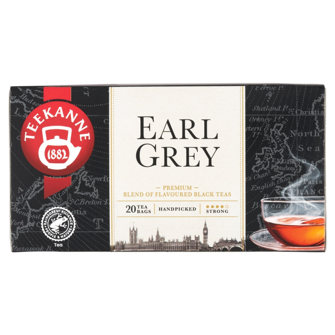Teekanne Earl Grey bergamott ízesítésű fekete teakeverék