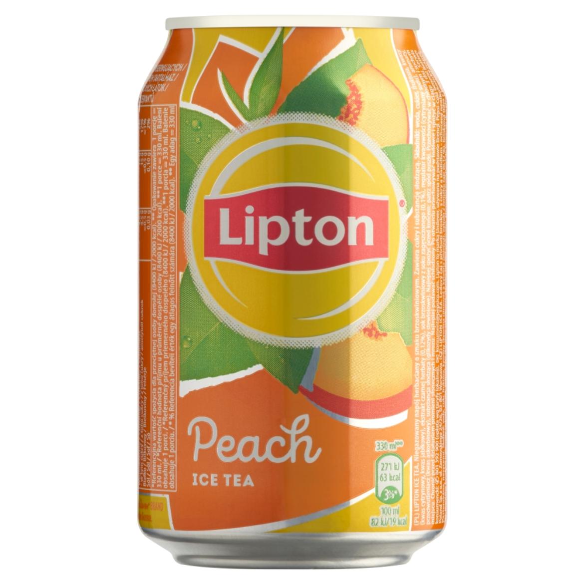 Lipton Ice Tea őszibarack ízű szénsavmentes üdítőital cukorral és édesítőszerrel
