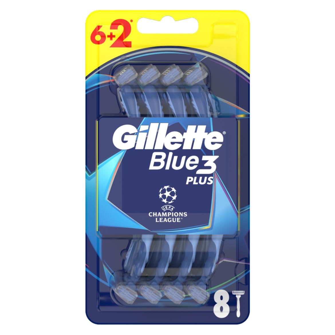 Gillette Blue3 Comfort Eldobható Férfi Borotva, 6+2 Darab