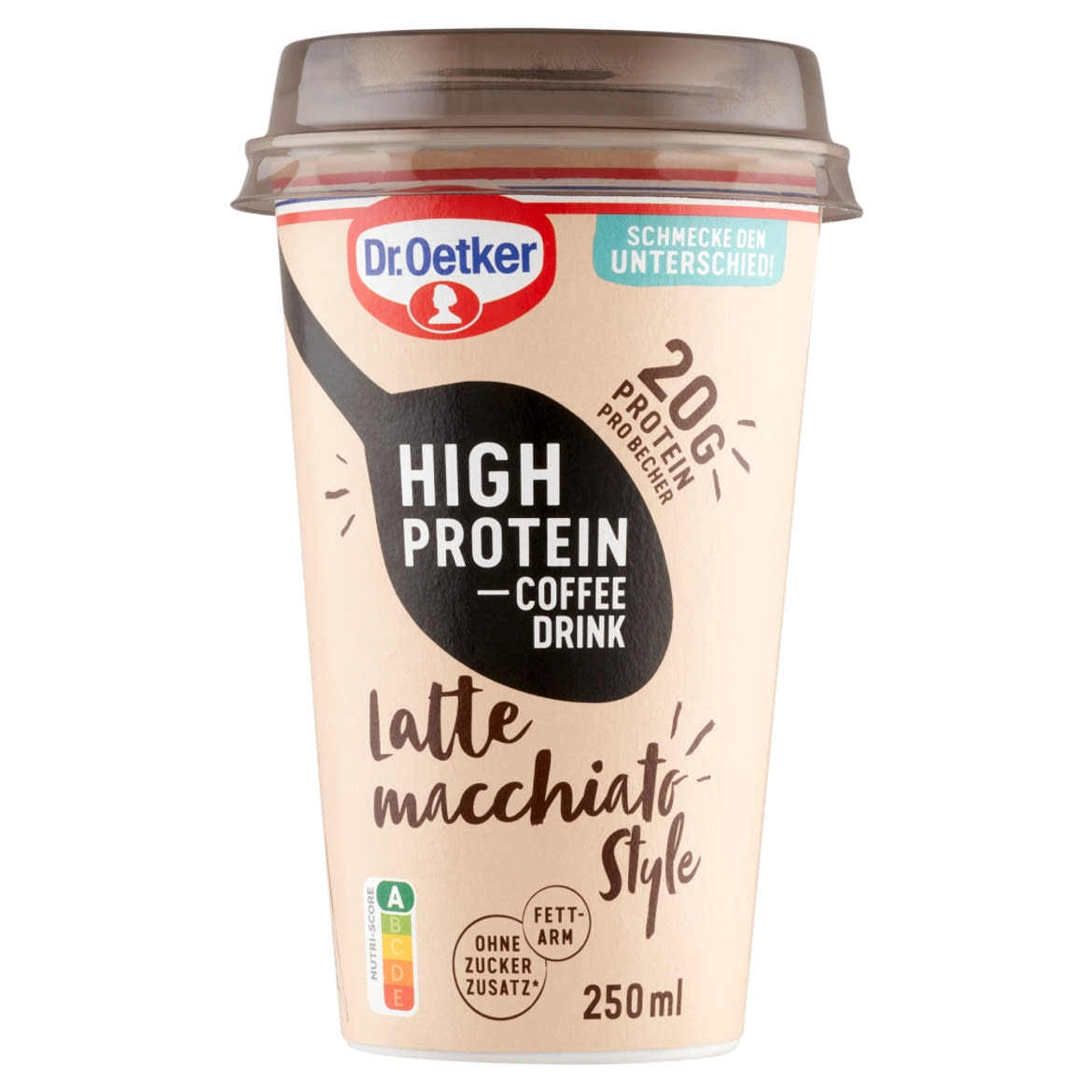 Dr. Oetker, High Protein-Coffee drink, Latte macchiato,