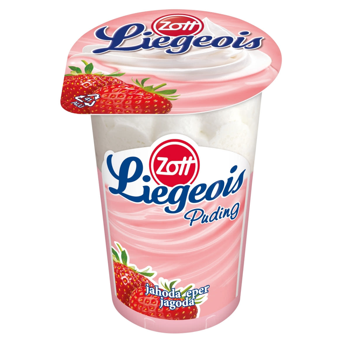 Zott Liegeois epres tejszínhabos puding