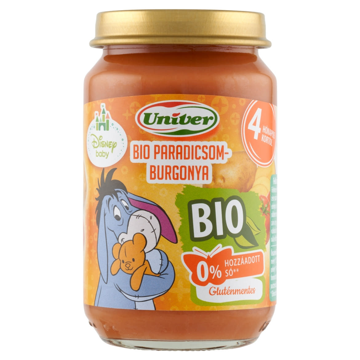 Univer paradicsom-burgonya zöldségpüré a bébinek 4 hónapos kortól
