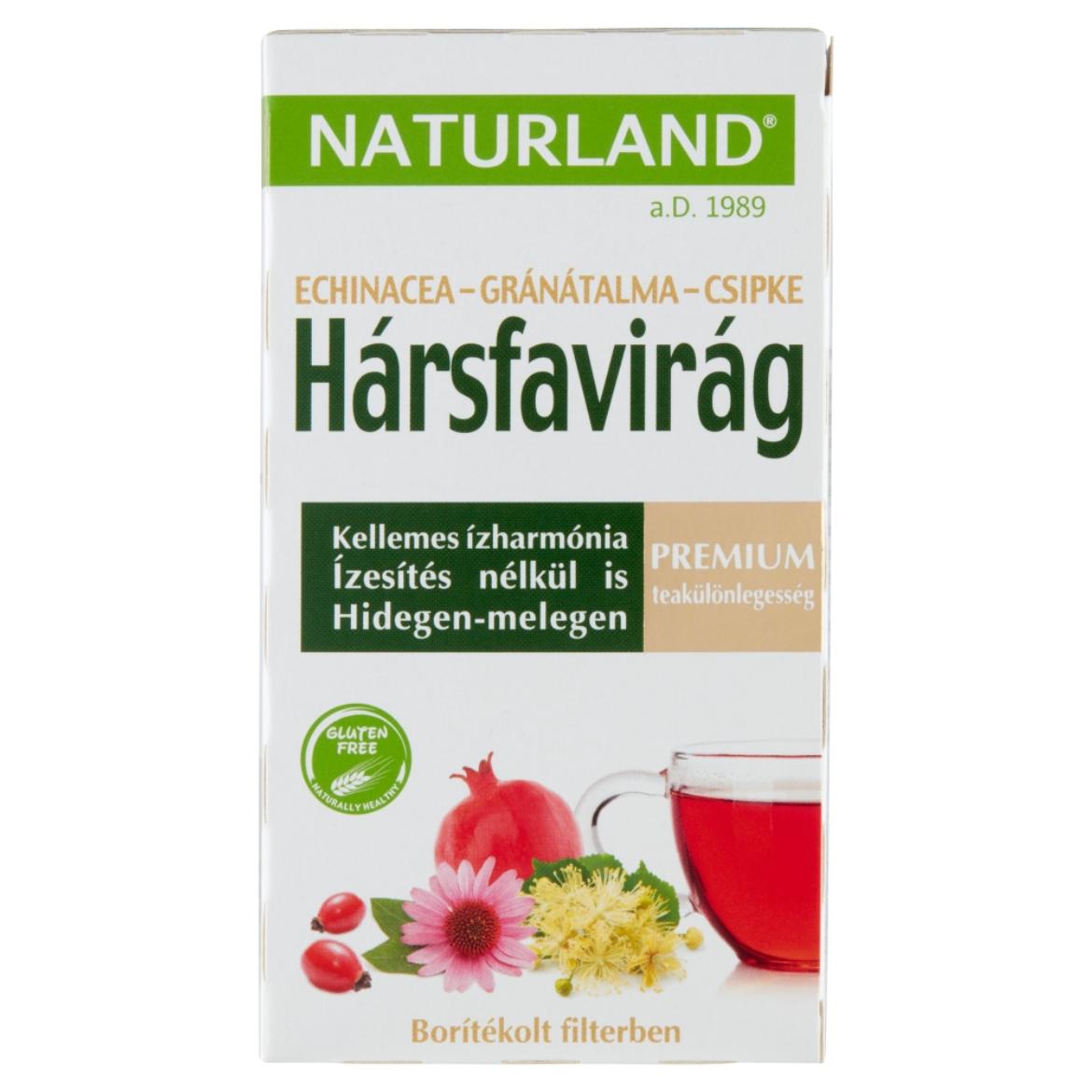 Naturland Premium hársfavirág & echinacea & gránátalma & csipkebogyó teakeverék