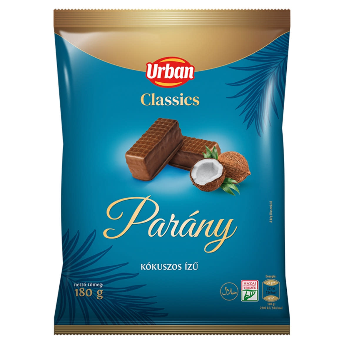 Urban Classics parány kókuszos krémmel, étbevonóval