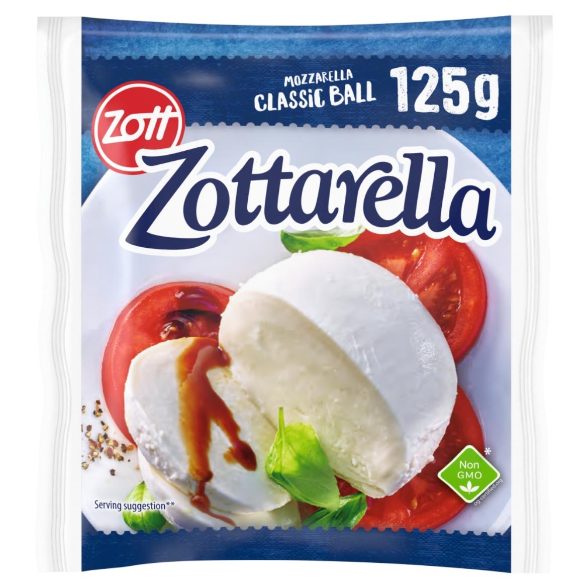 Zott Zottarella Classic zsíros, lágy mozzarella sajt sós lében