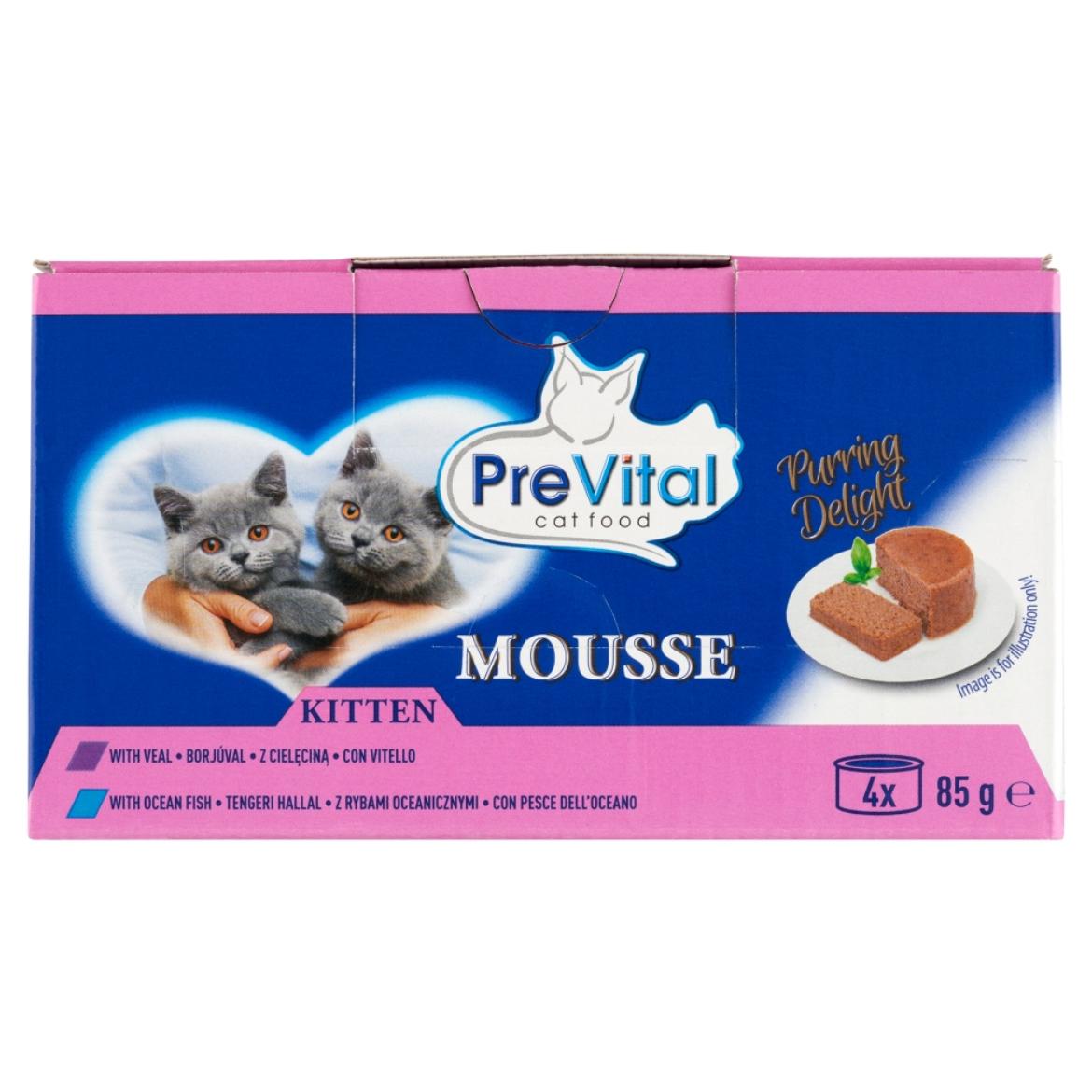 Prevital vegyes konzerv mousse kölyök macskáknak 4x - 340 g