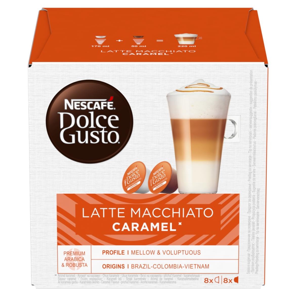 NESCAFÉ Dolce Gusto Latte Macchiato Caramel tej- és kávékapszula 8 csésze