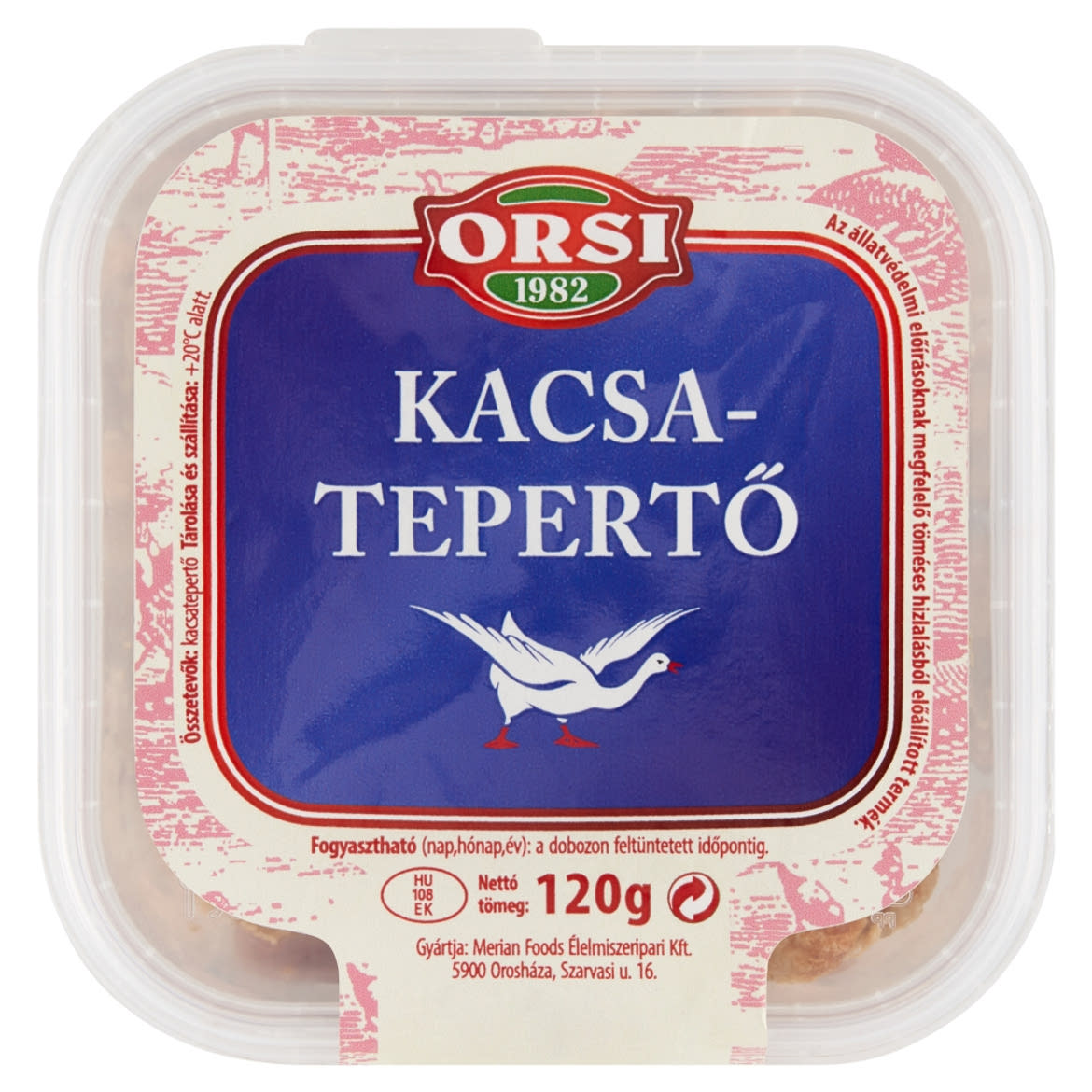 Orsi kacsatepertő