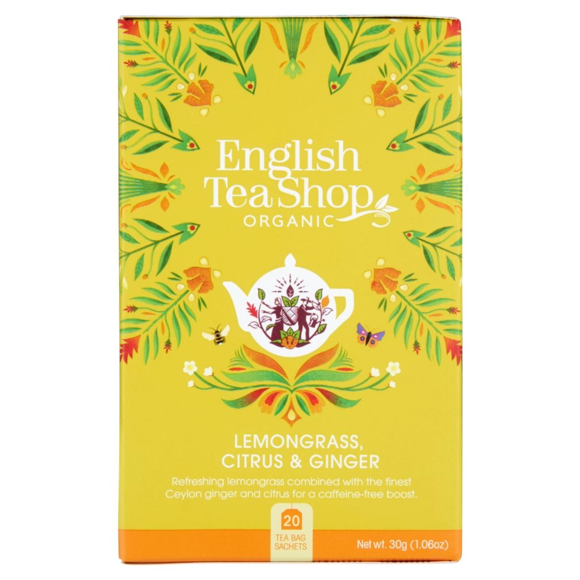 English Tea Shop BIO citromfű gyömbér citrus tea 20 filter