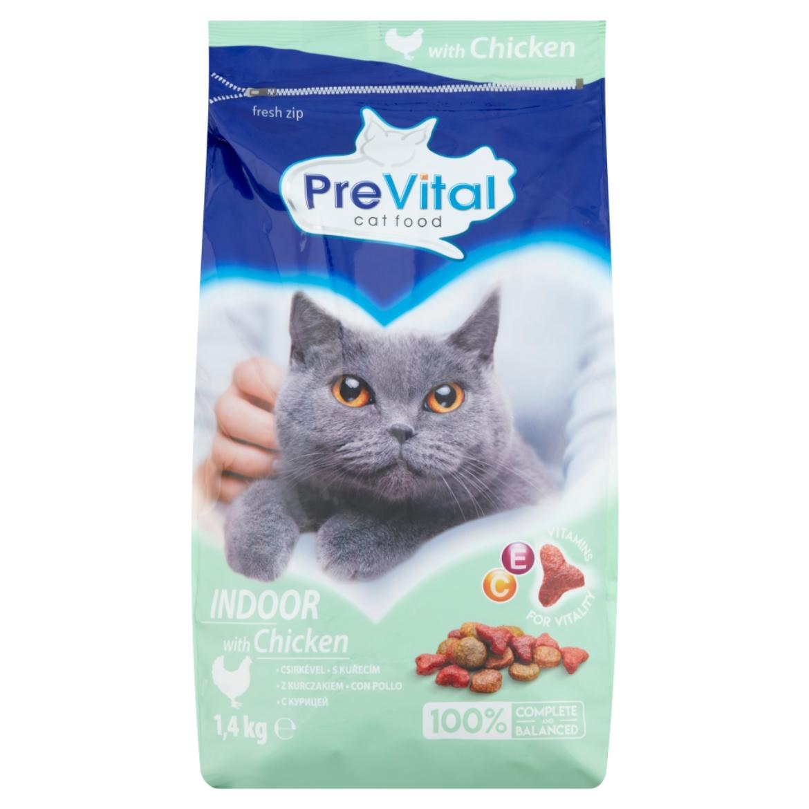 PreVital száraz macskaeledel adult indoor csirke