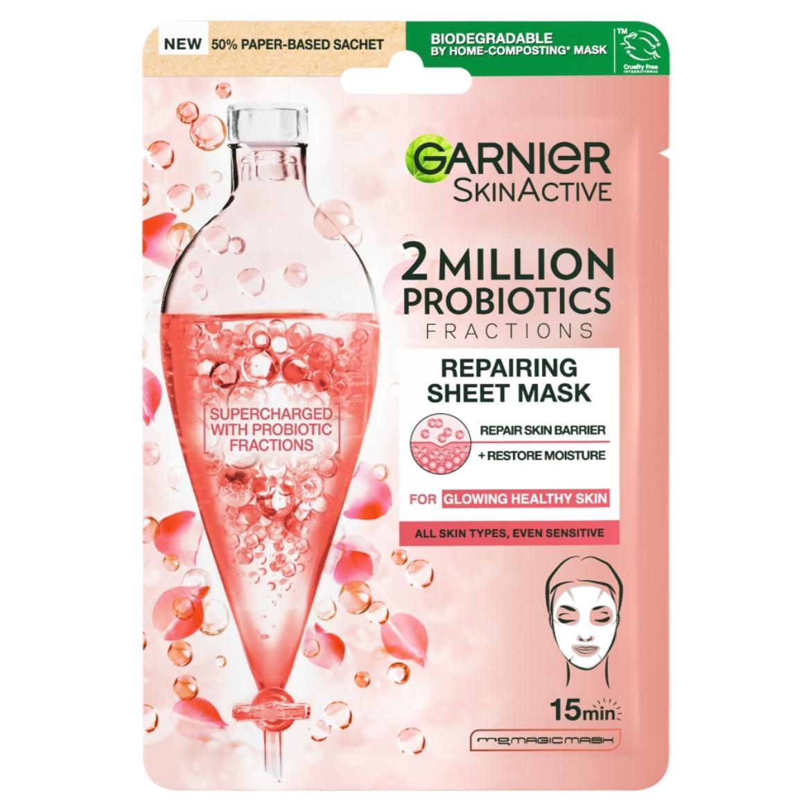 Garnier skin naturals textil arcmaszk Probiotics + Kombucha