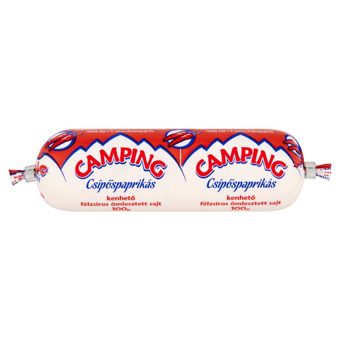 Camping csípőspaprikás kenhető félzsíros ömlesztett sajt