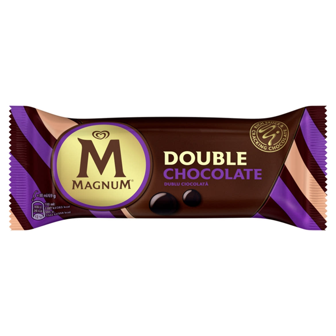 Magnum pálcikás jégkrém Dupla Csokoládé