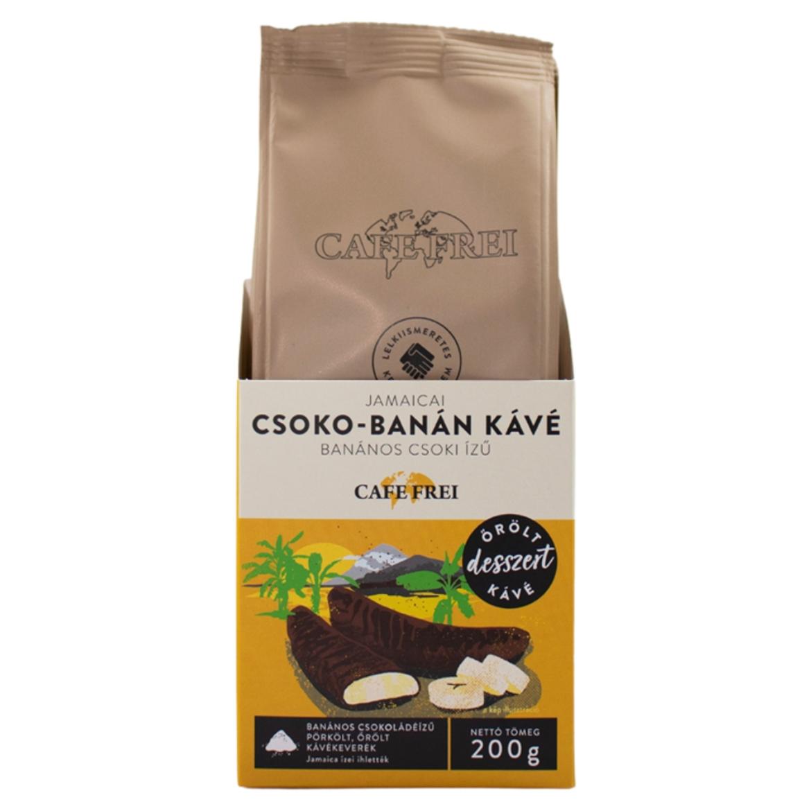 Cafe Frei jamaicai csoko-banán őrölt kávé