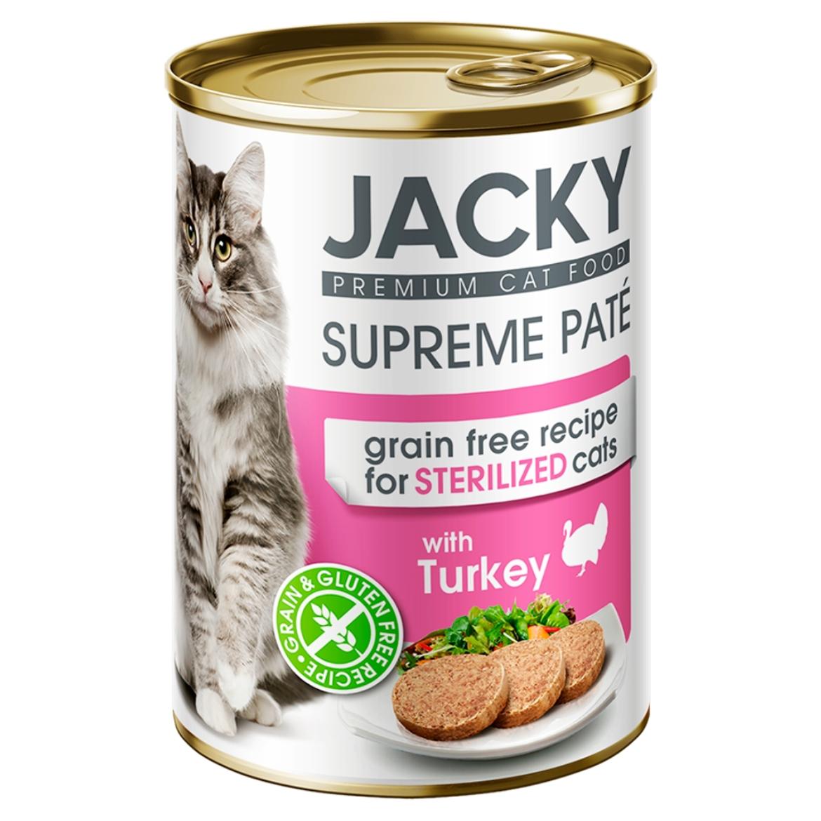 Jacky pulykahúsban gazdag pástétom teljes értékű állateledel ivartalanított macskák számára