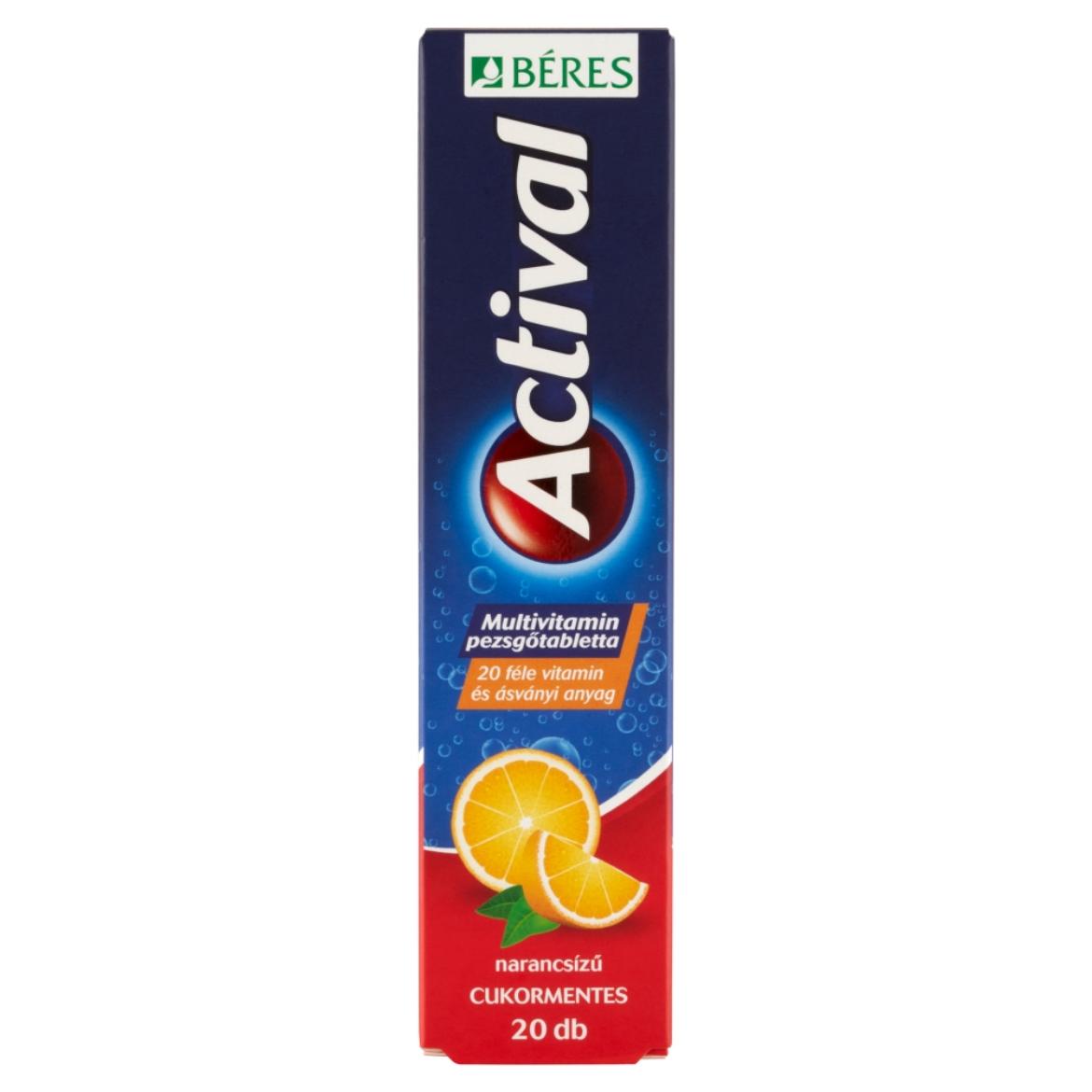 Béres Actival narancsízű cukormentes multivitamin pezsgőtabletta