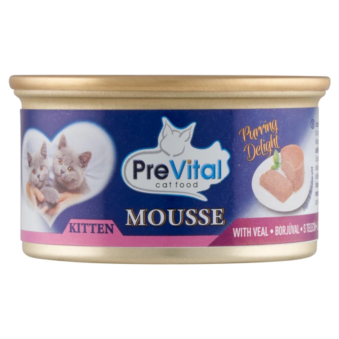 Prevital konzerv mousse borjúval kölyök macskáknak -