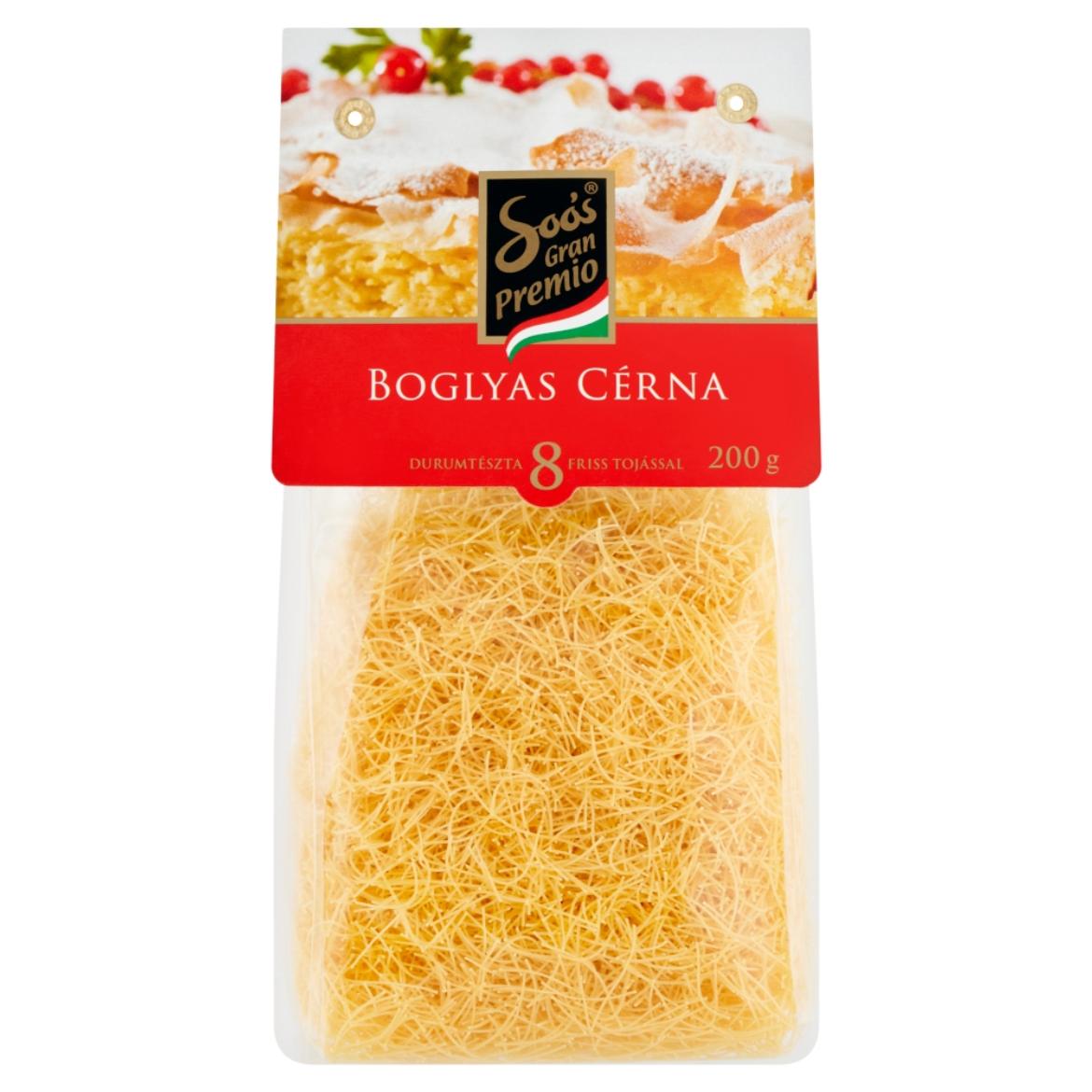 Soós Gran Premio boglyas cérna 8 tojásos durumtészta