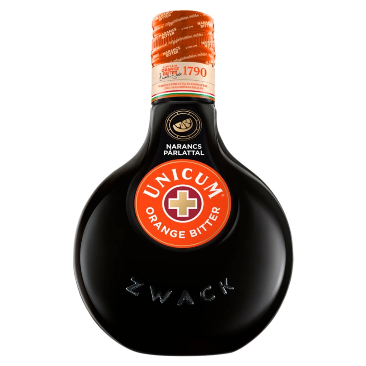 Zwack Unicum Orange Bitter gyógynövénylikőr narancs párlattal 34,5% 0,5 l