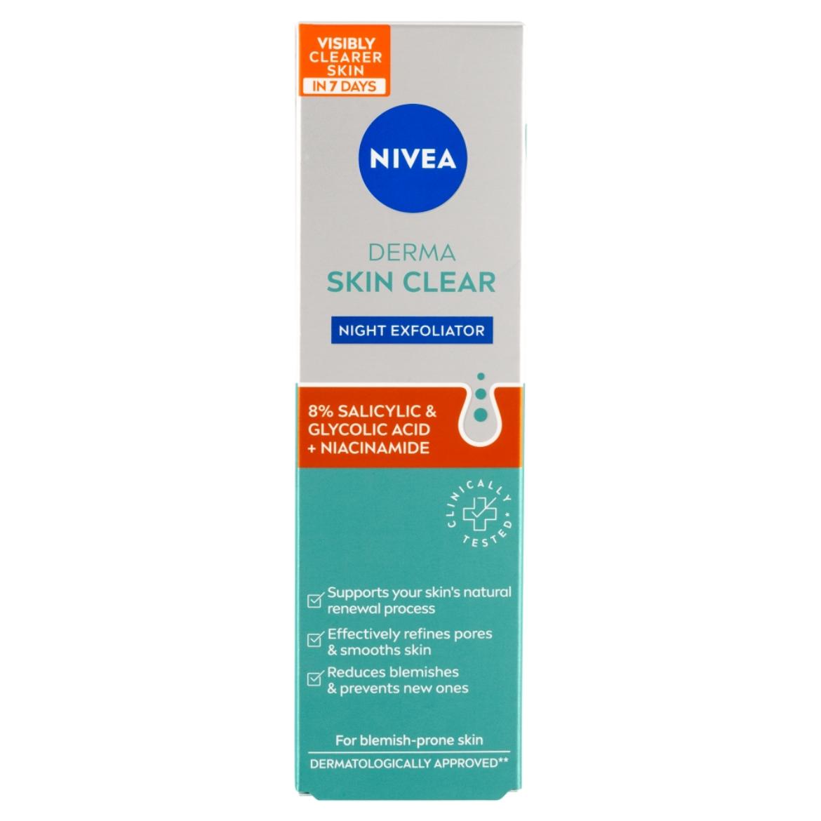 NIVEA Derma Skin Clear éjszakai hámlasztó