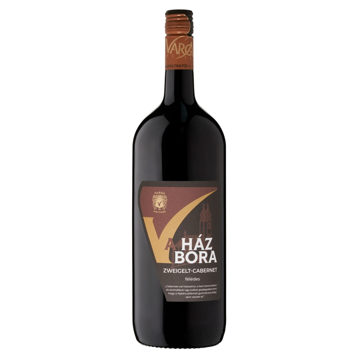 Varga Ház Bora Zweigelt-Cabernet Sauvignon félédes vörös tájbor