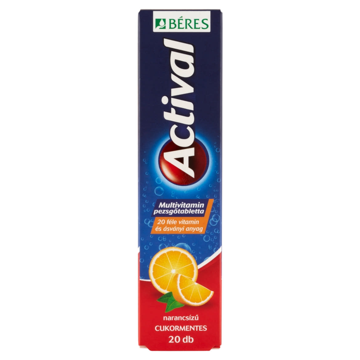 Béres Actival narancsízű cukormentes multivitamin pezsgőtabletta