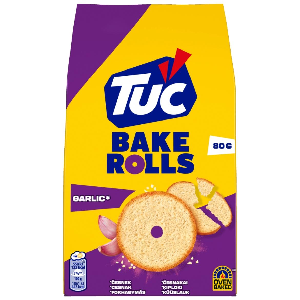 Tuc Bake Rolls fokhagymás kétszersült