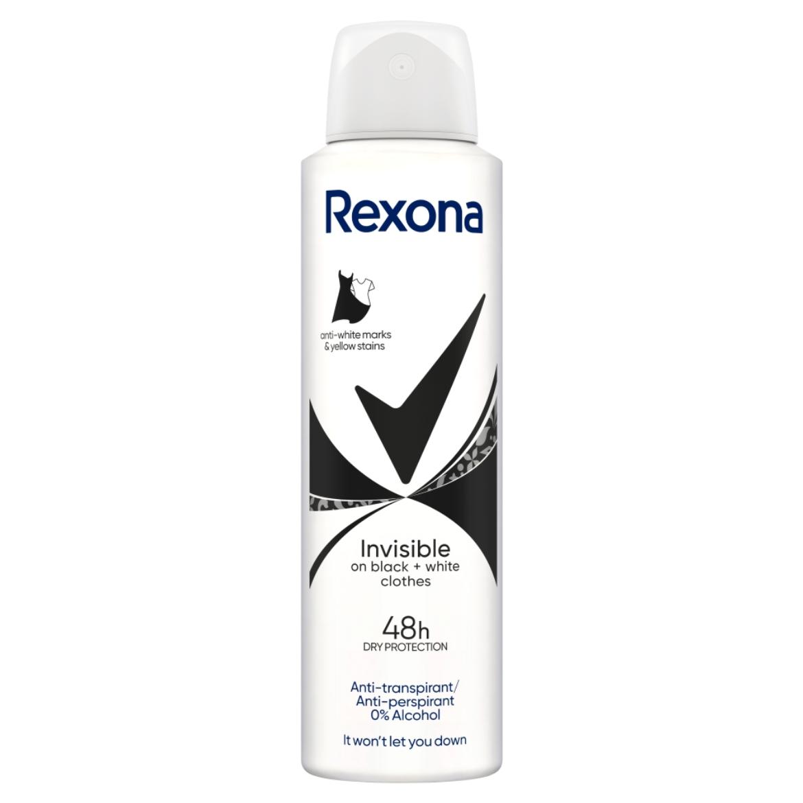 Rexona Invisible on black + white Clothes izzadásgátló