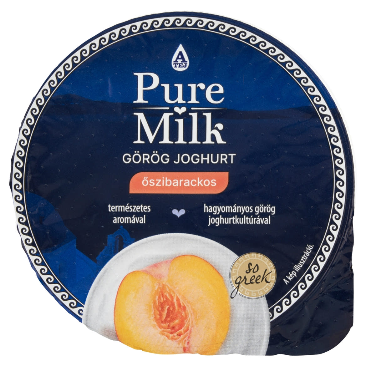 Pure Milk őszibarackos görög joghurt