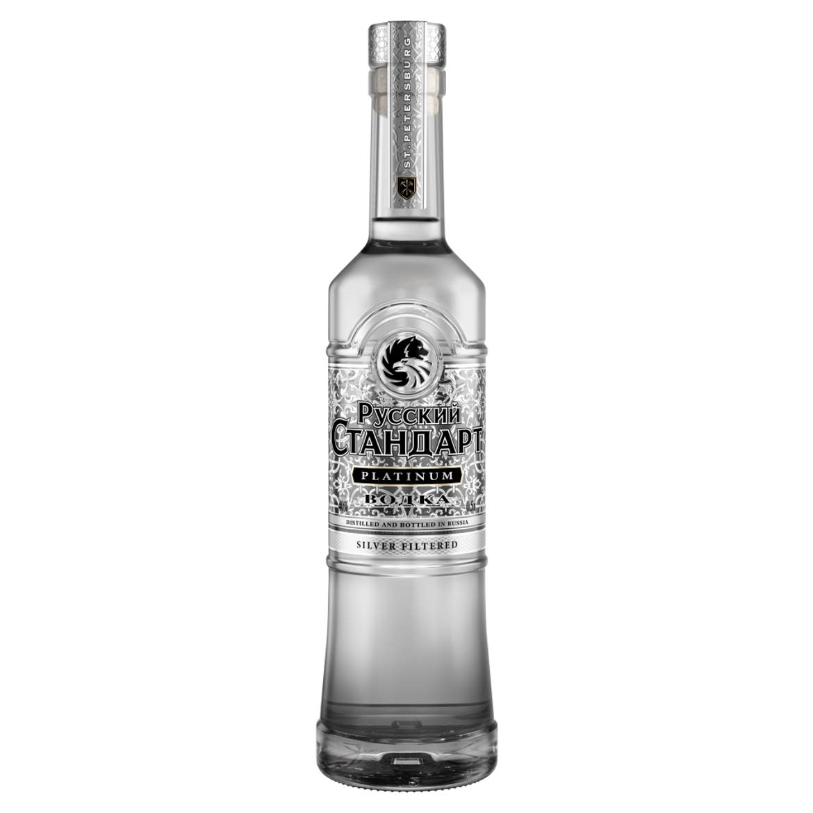 Russian Standard Platinum orosz vodka 40% 0,5 l