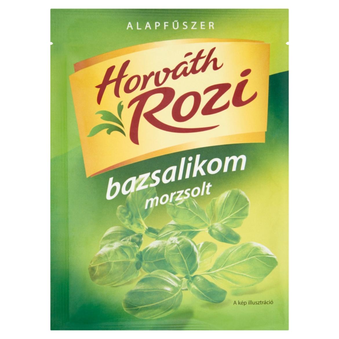 Horváth Rozi morzsolt bazsalikom