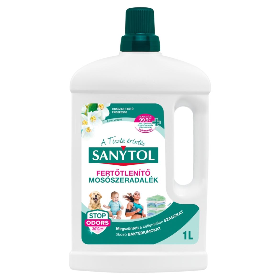 Sanytol Fehér Virágok klórmentes fertőtlenítő mosószeradalék