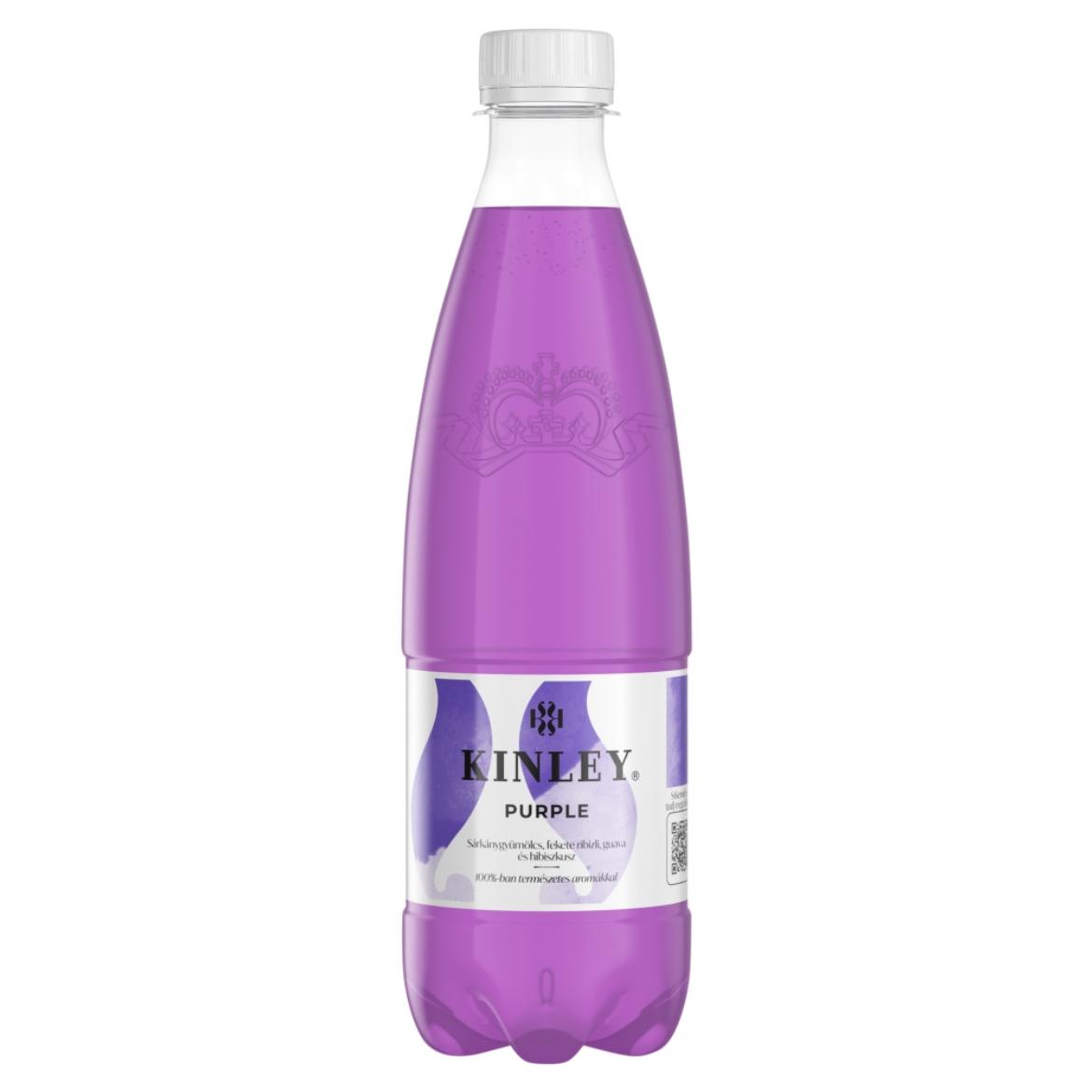 Kinley Purple vegyes gyümölcs ízű szénsavas üdítőital cukorral és édesítőszerekkel
