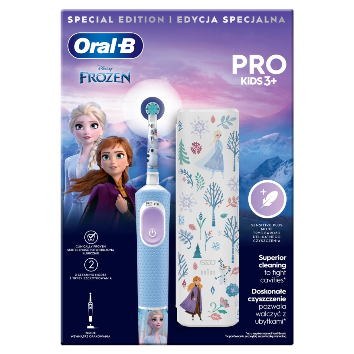 Oral-B Pro Kids Jégvarázs Elektromos Fogkefe Braun Tervezéssel