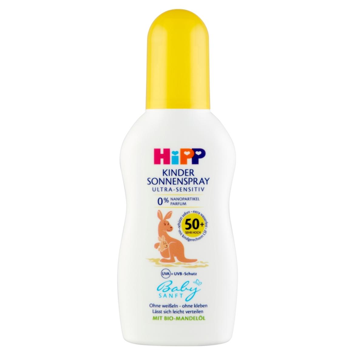 HiPP Babysanft napvédő spray babáknak és gyermekeknek F50+