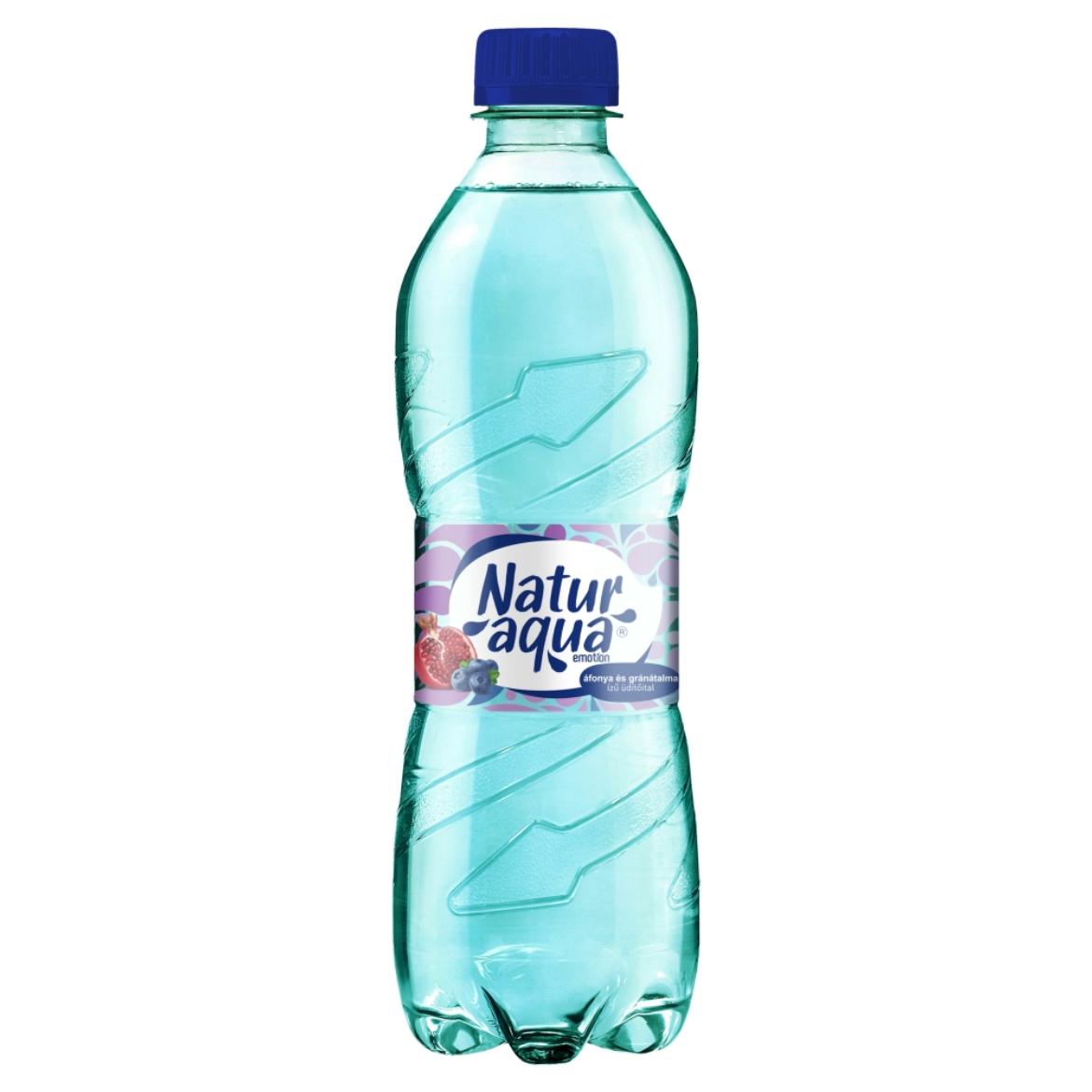 NaturAqua Emotion áfonya és gránátalma ízű szénsavas üdítőital