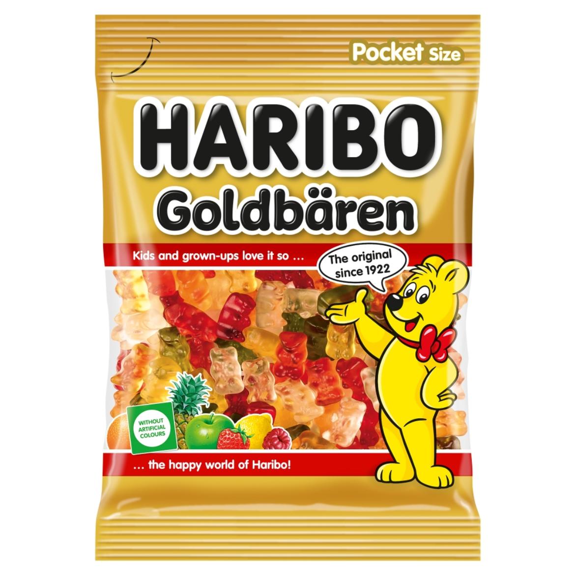 Haribo Goldbären gyümölcsízű gumicukorka