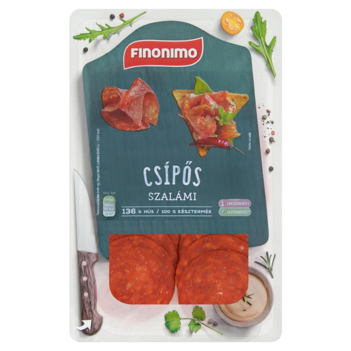 Finonimo szeletelt csípős szalámi