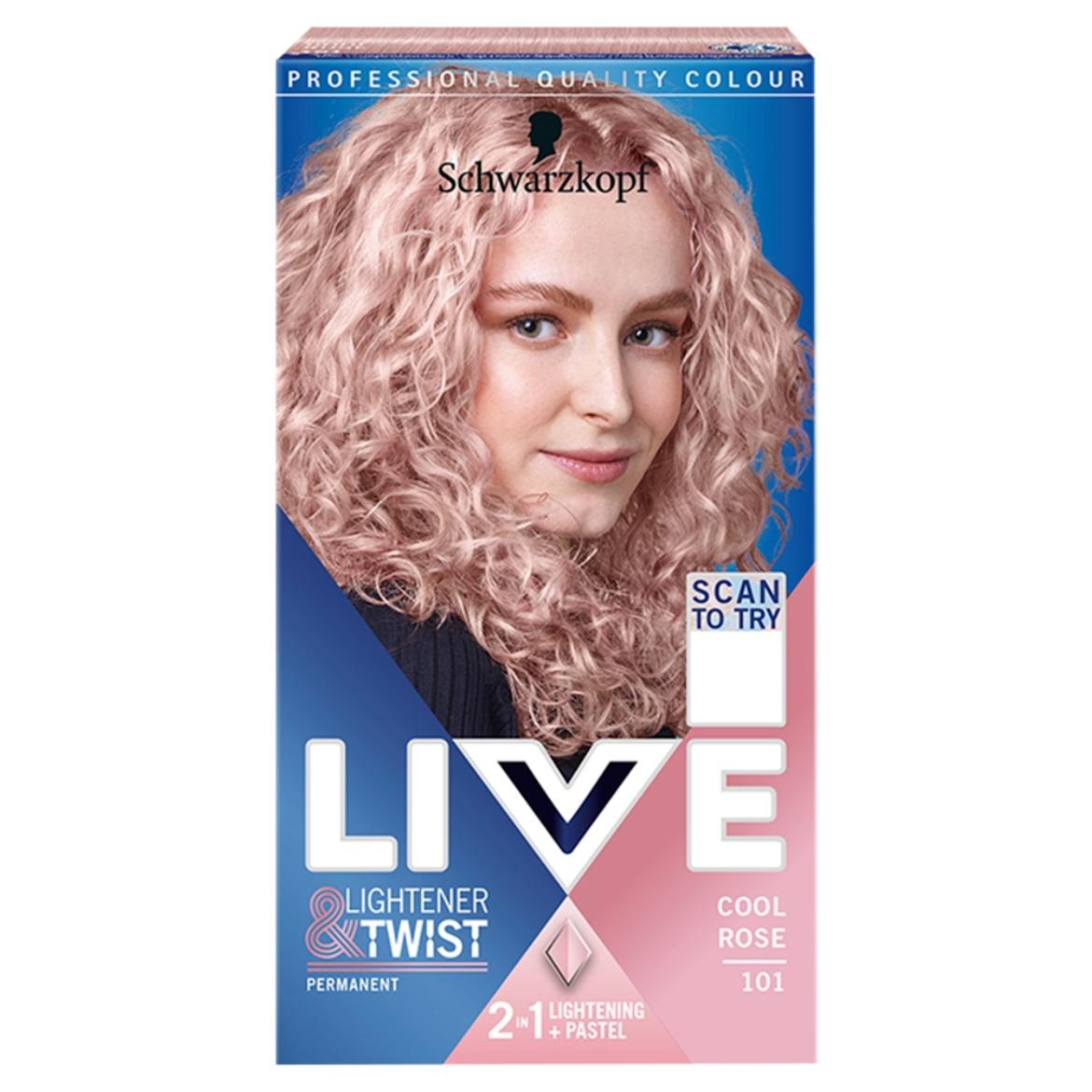 Schwarzkopf Live tartós hajfesték 101 Hűvös rózsa