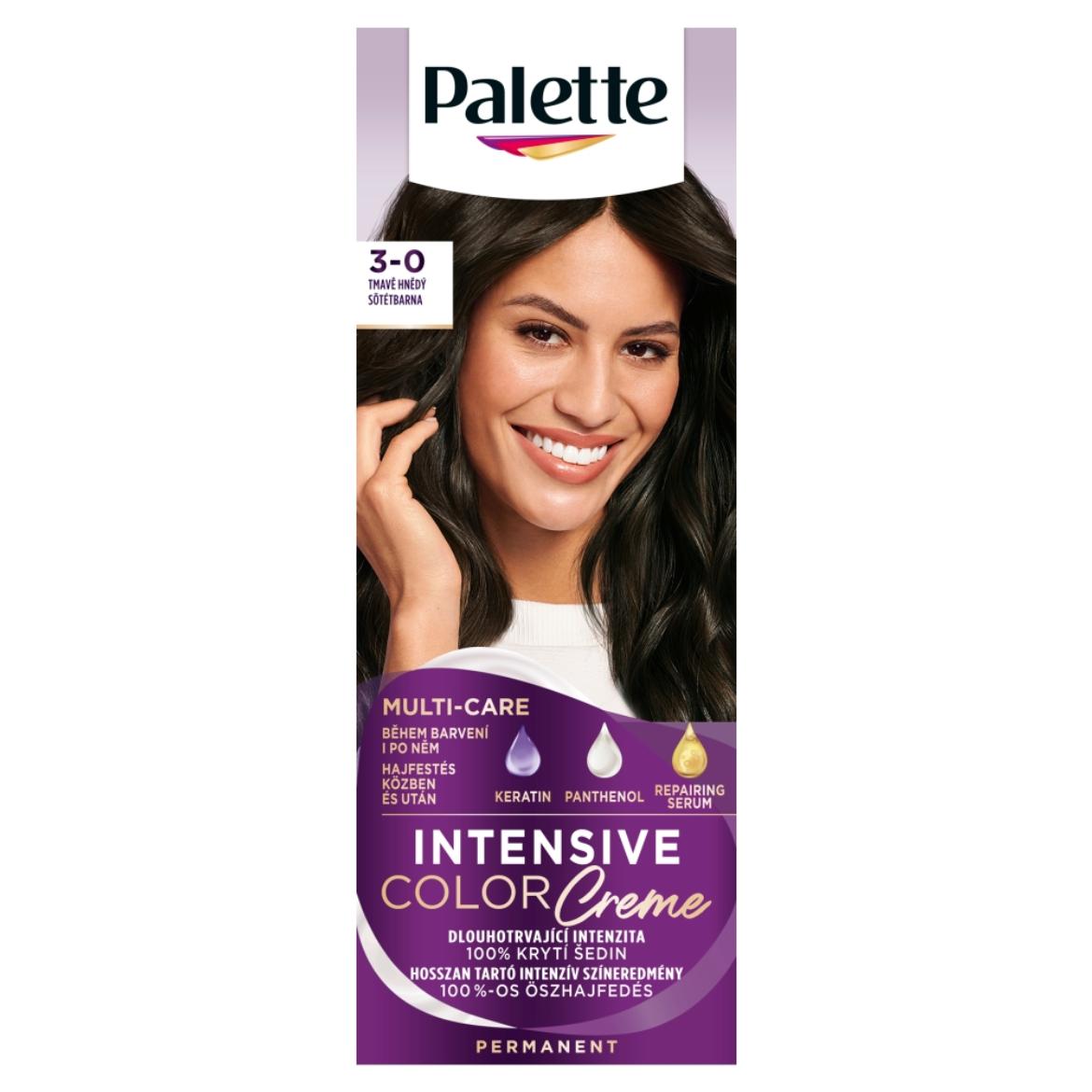 Schwarzkopf Palette Intensive Color Creme tartós hajfesték 4-0 középbarna (N3)