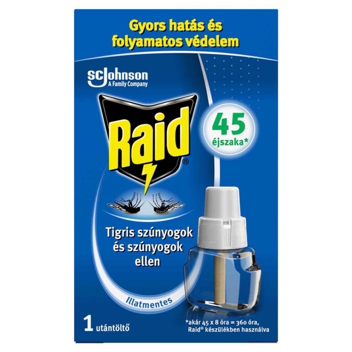 Raid szúnyogirtó utántöltő folyadék