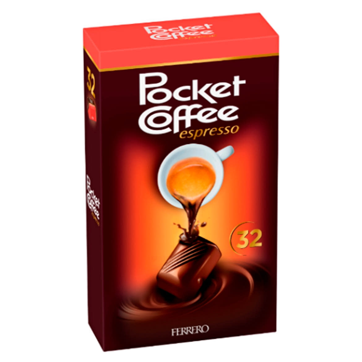 Pocket Coffee csokoládé és tejcsokoládé praliné folyékony kávéval töltve