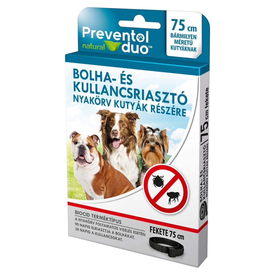 Preventol nyakörv kullancs és bolha ellen kutyáknak 75cm