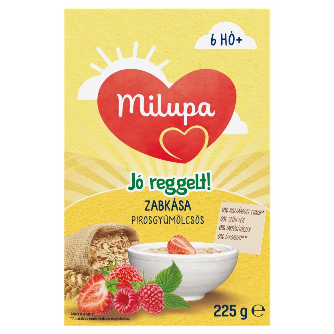 Milupa Jó reggelt! zabkása pirosgyümölcsös 6 hónapos kortól