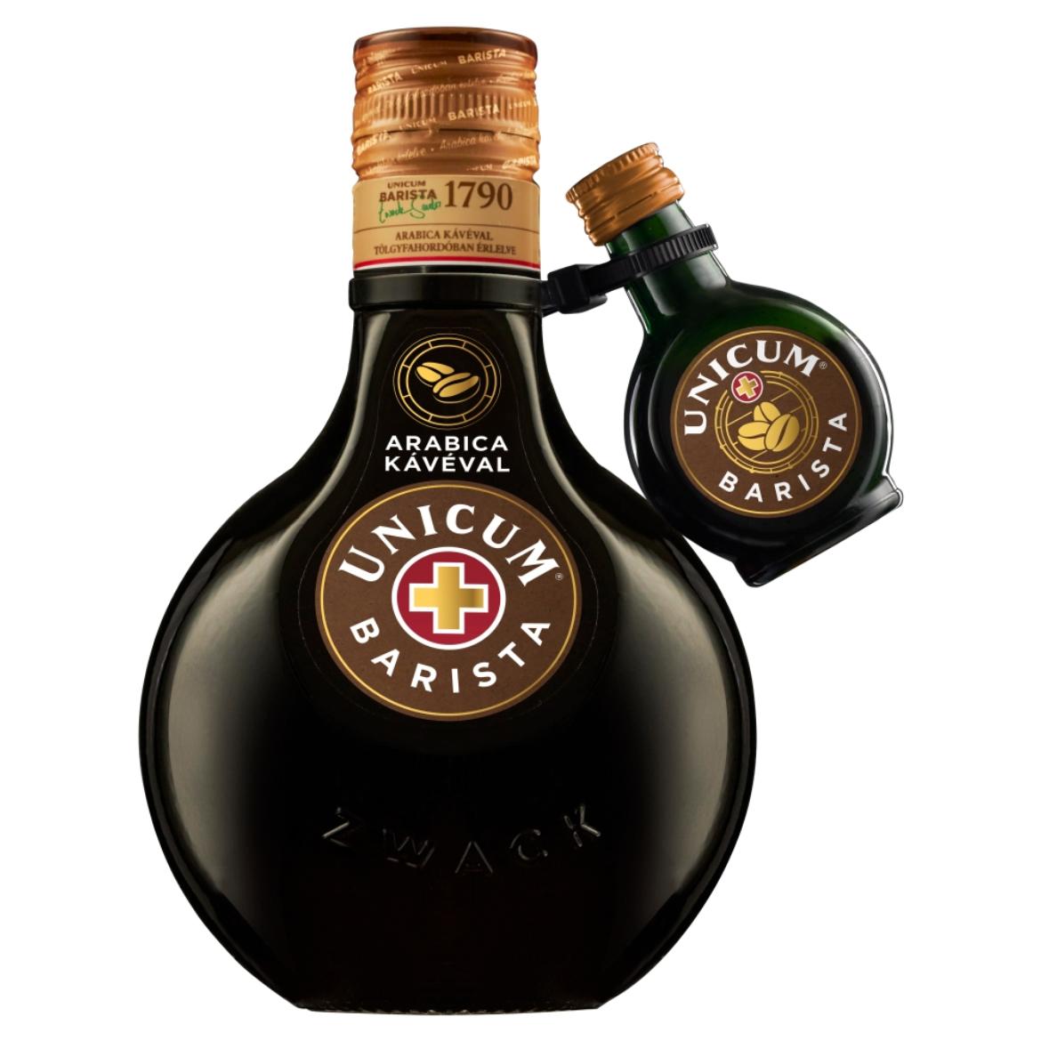 Zwack Unicum Barista gyógynövénylikőr 34,5% 0,5 l+Zwack Unicum Barista gyógynövénylikőr 34,5% 0,04 l