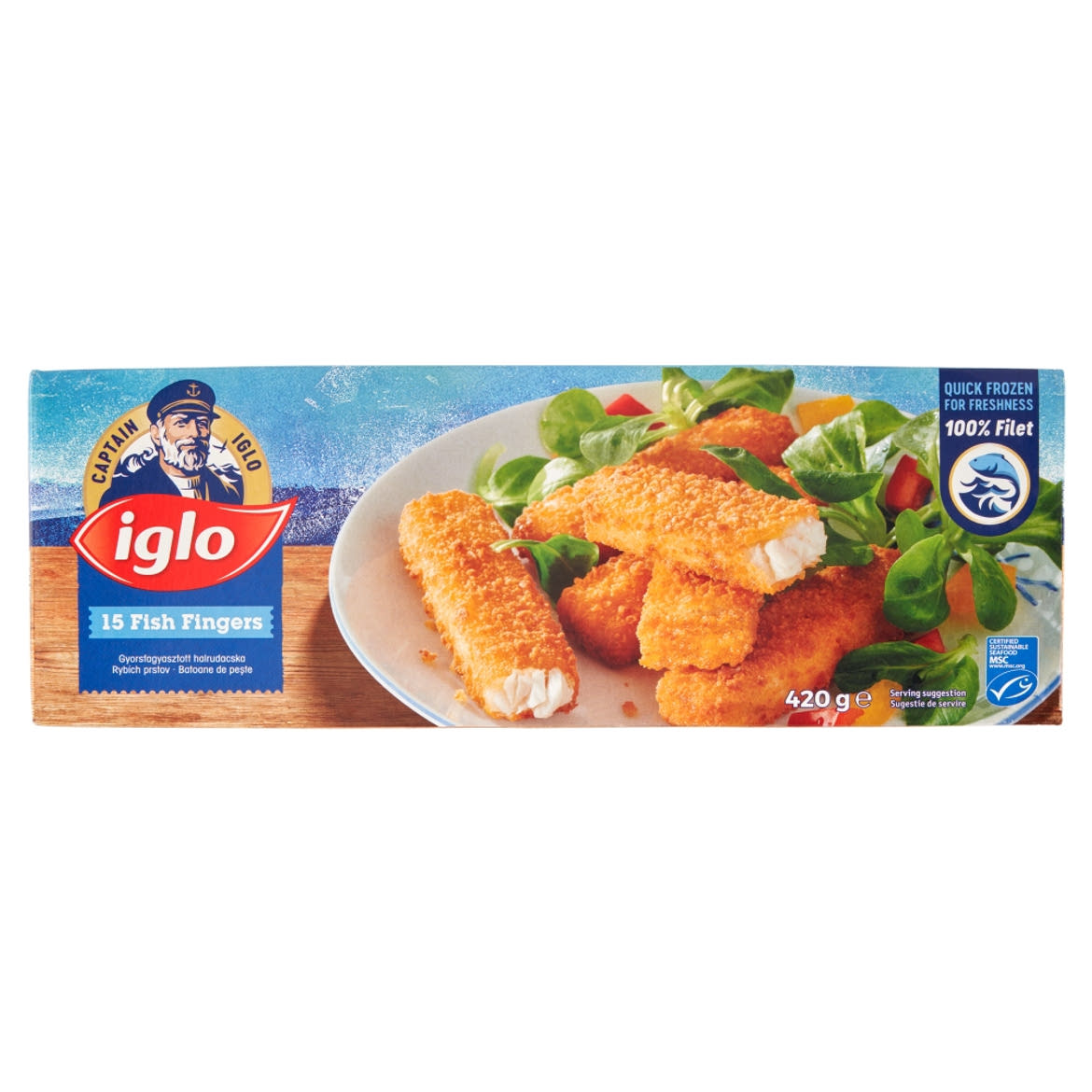 Iglo gyorsfagyasztott halrudacska