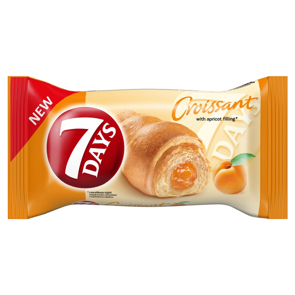 7DAYS croissant sárgabarackos töltelékkel